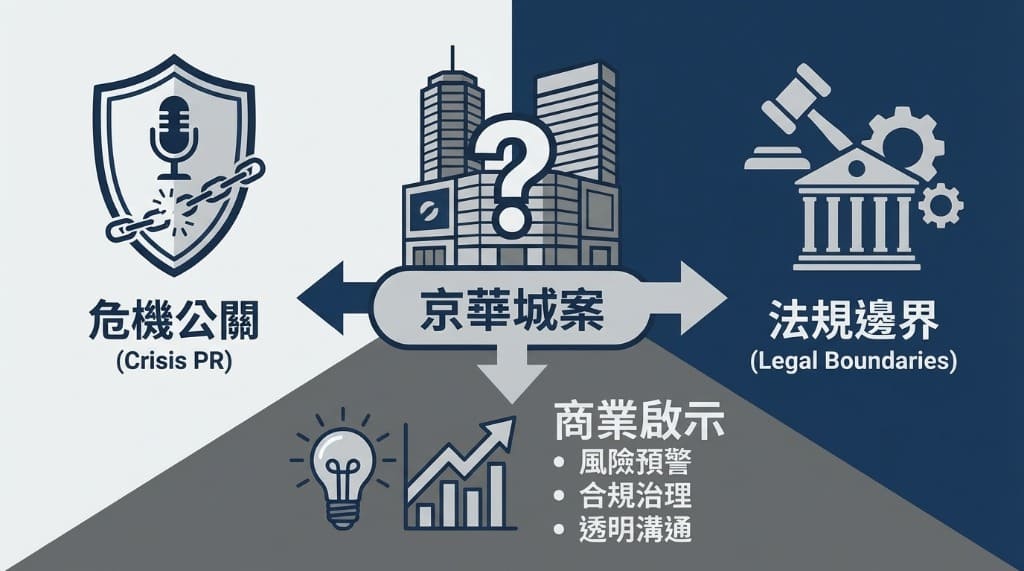 危機公關與法規邊界：柯文哲京華城案