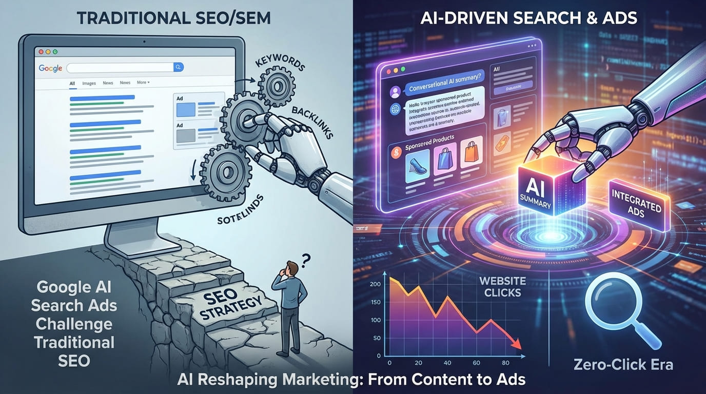 Google AI 搜尋導入廣告，傳統 SEO 面臨挑戰