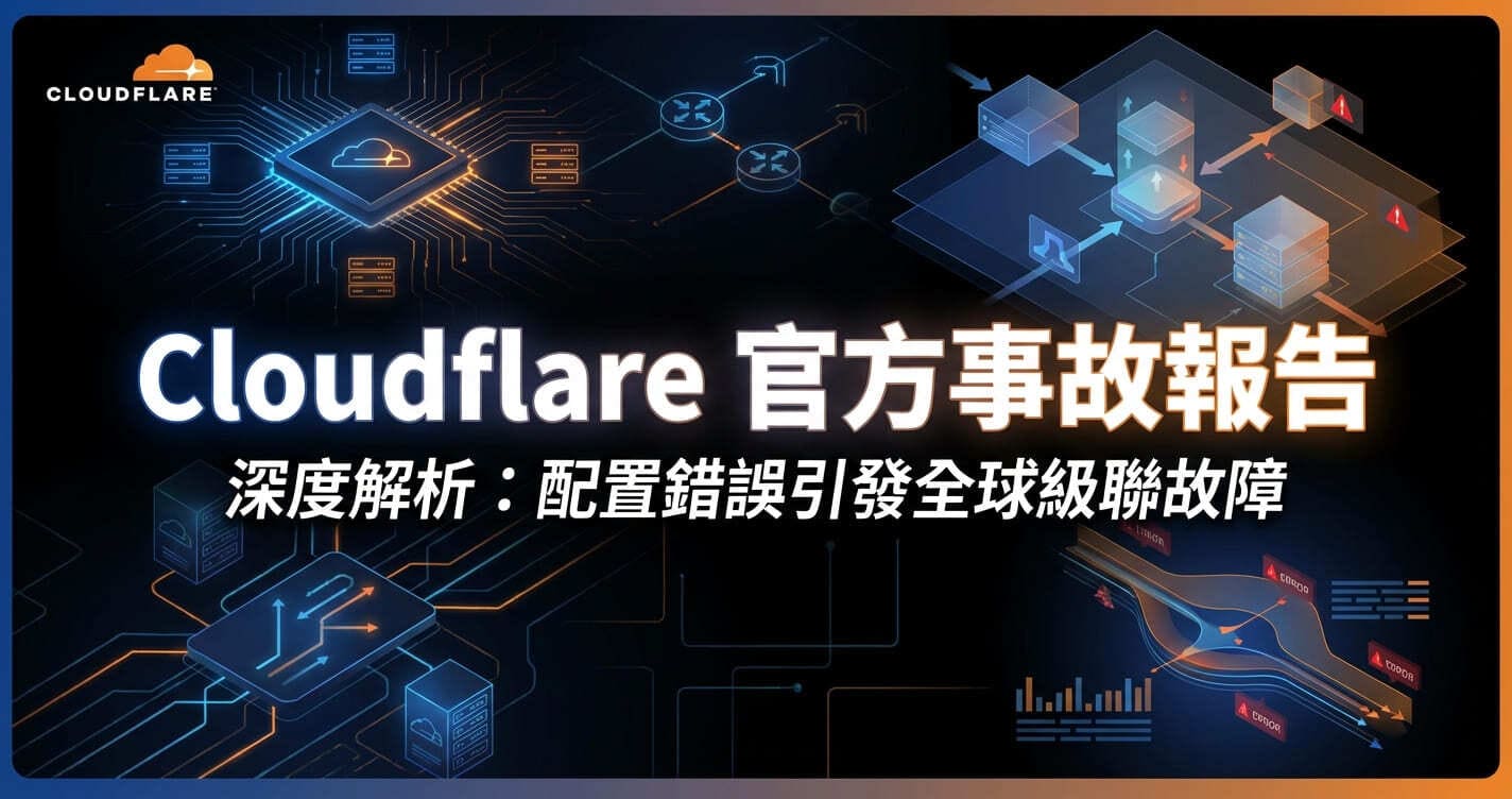 Cloudflare 大當機事件剖析：配置錯誤如何癱瘓半個網路| WEDO