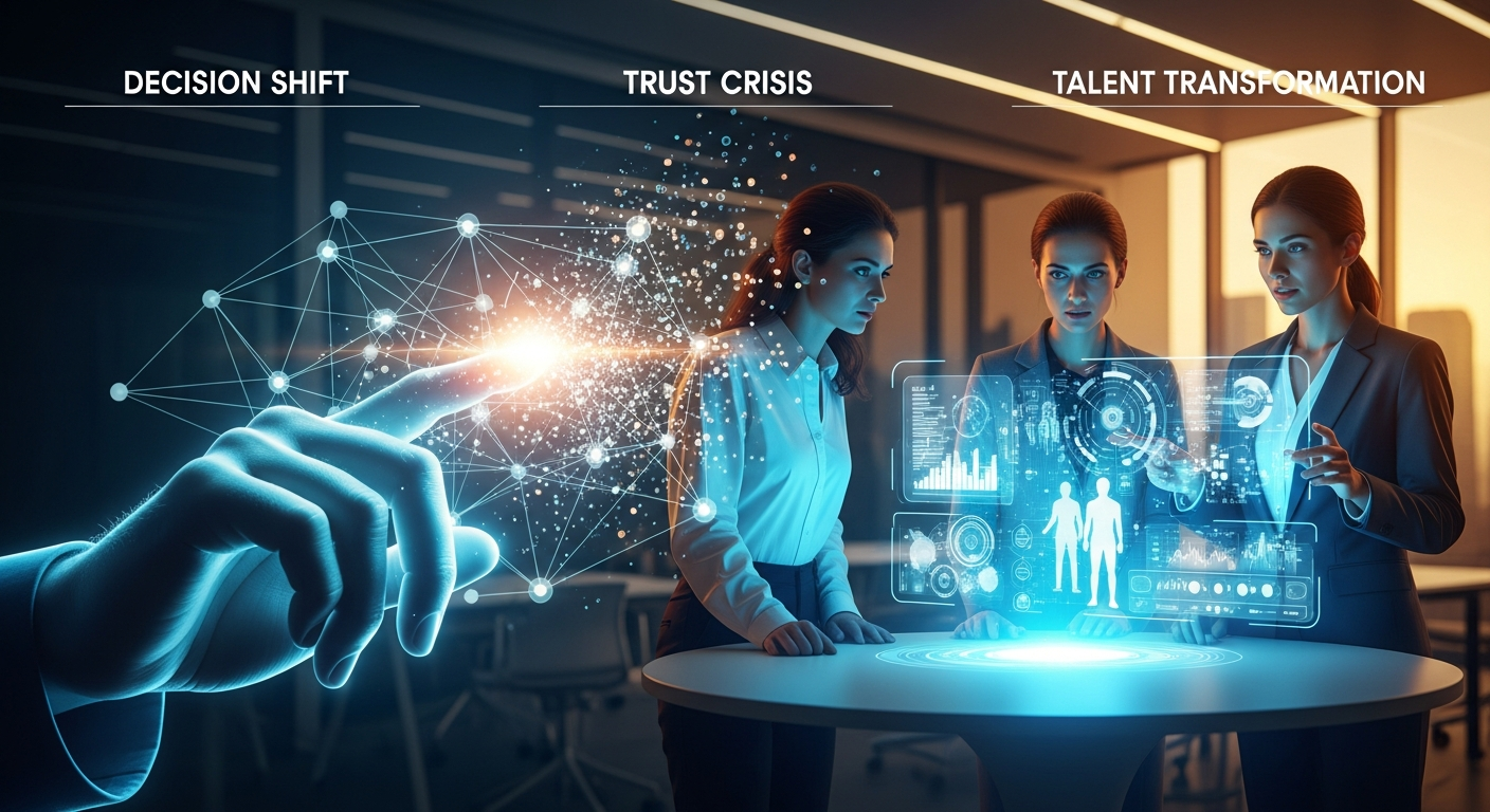 AI 職場變革：決策轉移、信任危機與人才轉型