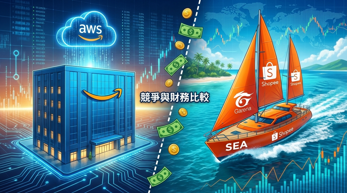 Amazon v.s. SEA 競爭力比較 - 從財務報表談起